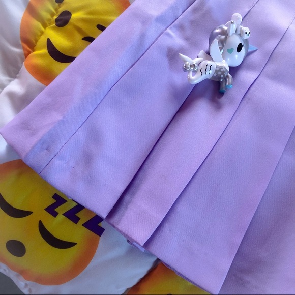 Sold🐨Lavender pleated tennis skort - Picture 3 of 4